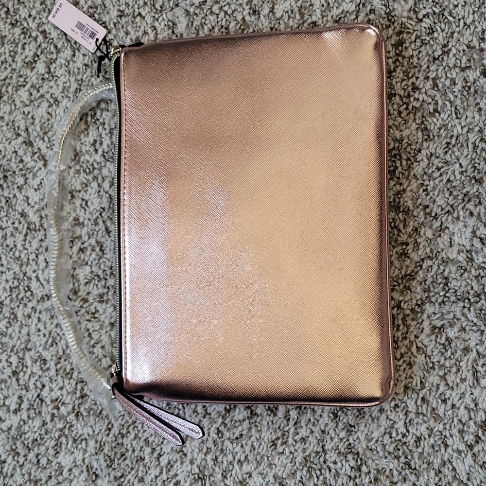 Victoria Secret Metallic Pink Crossbody - Picture 2 of 5